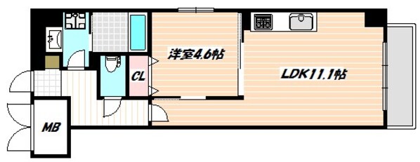 西船橋駅 徒歩4分 6階の物件間取画像